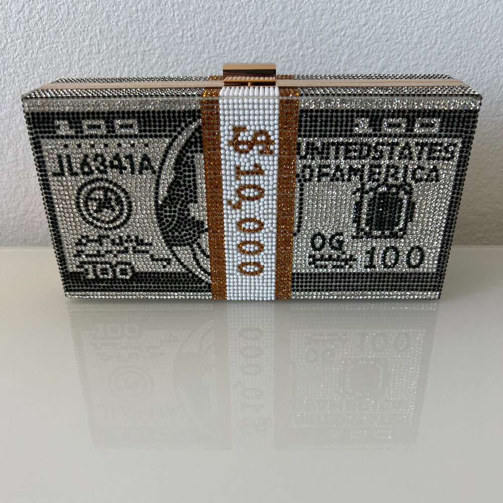 Bling Rhinestone Money Purse